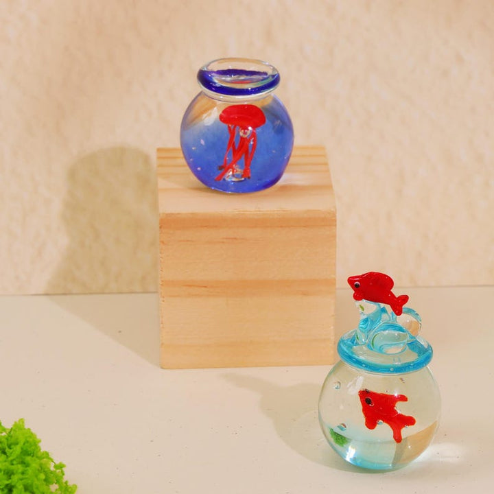 Handmade Glass Sculpture, Glass Fish, Home Decor, Hand Crafted Figurine, Personalized Gifts, Gift For Her,